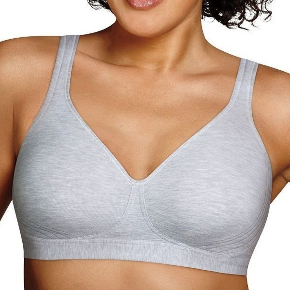 Playtex Women 18 Hour Ultimate Lift Support Bra Gray 38DD Stretch Wirefree NWT